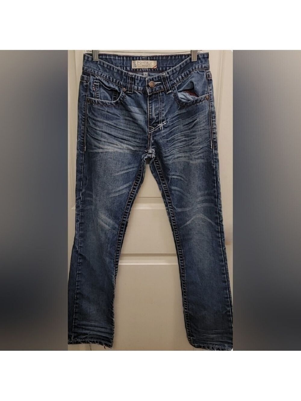 Postage Classic Blue Straight-Leg Jeans